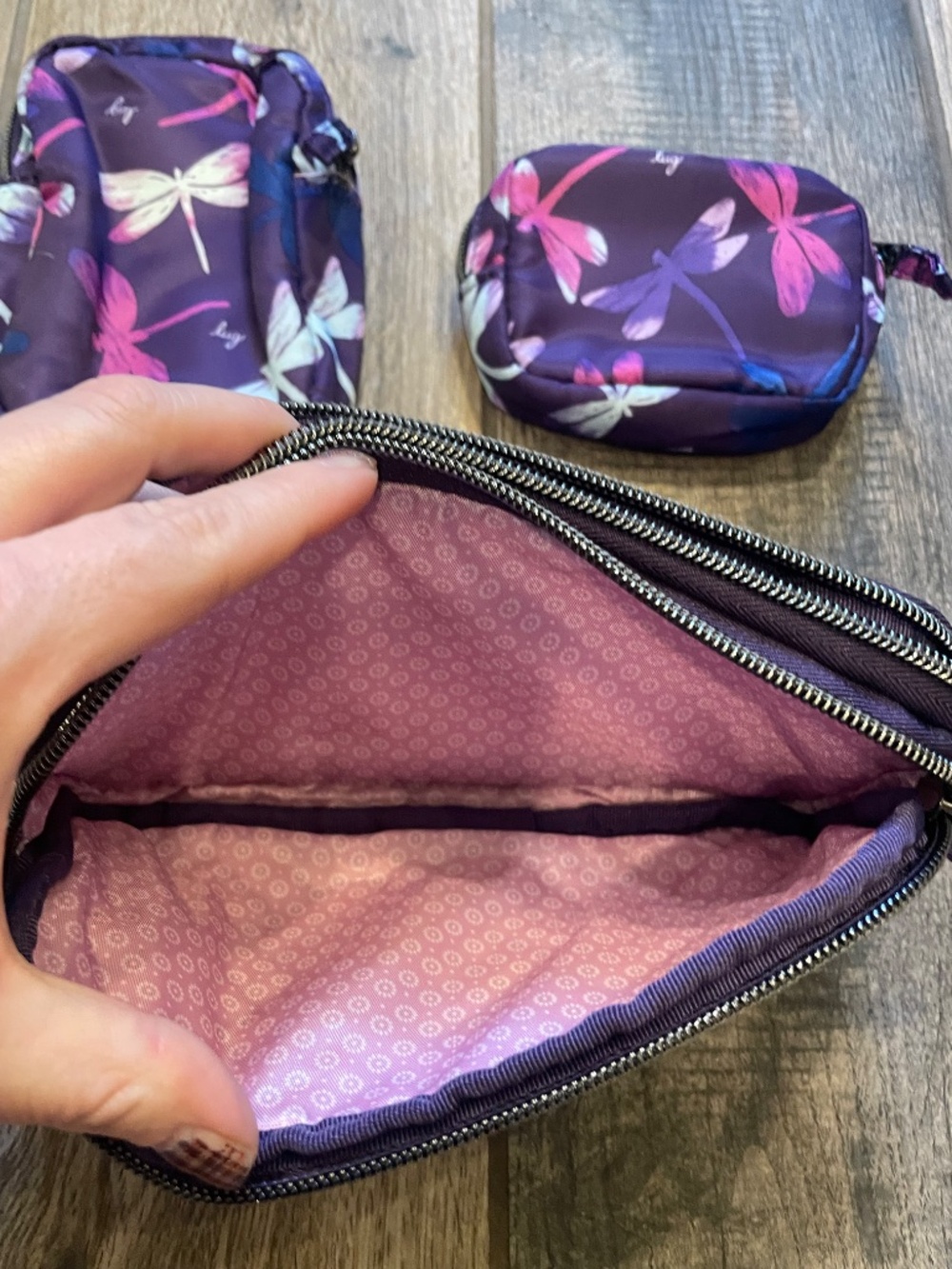 Lug Dragonfly Purple Round Trip 3 piece set - Picture 4 of 5